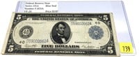 $5 Federal Reserve note, series of 1914