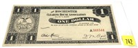 $1 Rochester Clearinghouse note, series of 1933