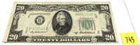 $20 Federal Reserve note, series of 1950B