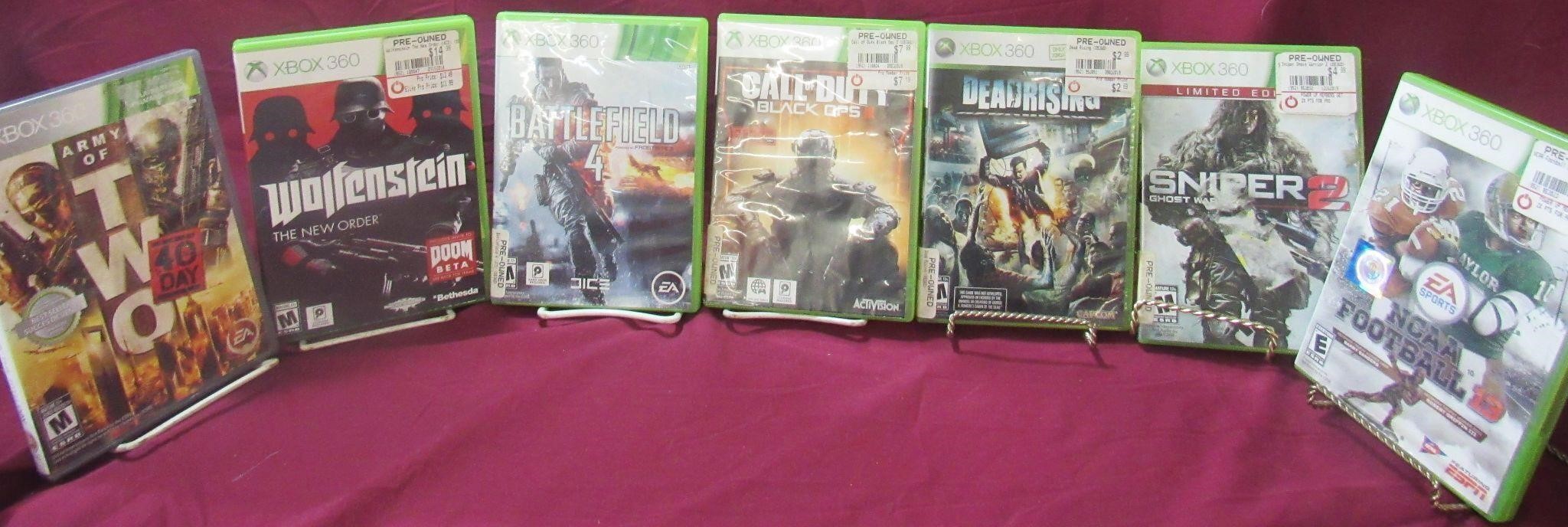LOT OF (7) XBOX 360 GAMES