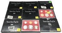 x9- Proof sets: 1980-1982, -x9 sets -SOLD by the