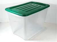 NEW 72L Storage Container w/ Green Lid