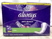 Always Anti-bunch Liners