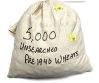 Bag of 5,000 wheat cents
