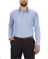 Van Heusen Men's Fit Dress Shirt Poplin Solid (Big