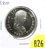 1820 Spanish 8 reales