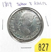 1819 Spanish 8 reales