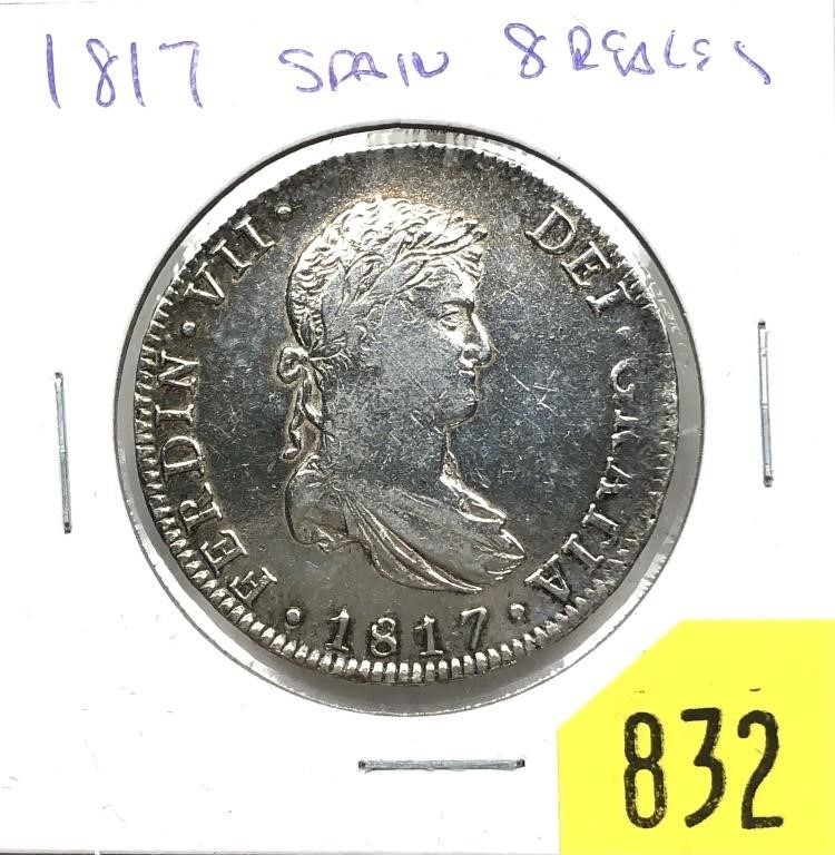 1817 Spanish 8 reales