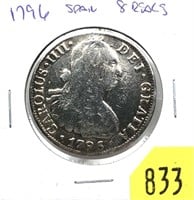 1796 Spanish 8 reales