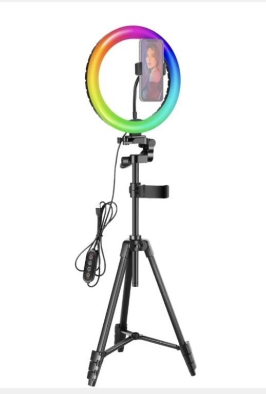 NEEWER 12-inch RGB Dimmable USB Selfie