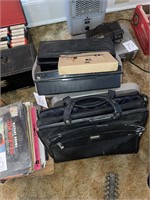 cassettes and 8 tracks with cases and tote lot