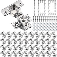 100 Pack Soft Closing Cabinet Hinges for Kitchen C
