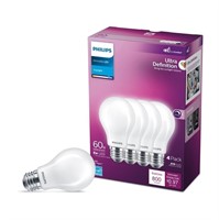Philips LED Flicker-Free Frosted Dimmable A19 Ligh