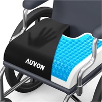 AUVON Gel Wheelchair Seat Cushion, Relieve Sciatic