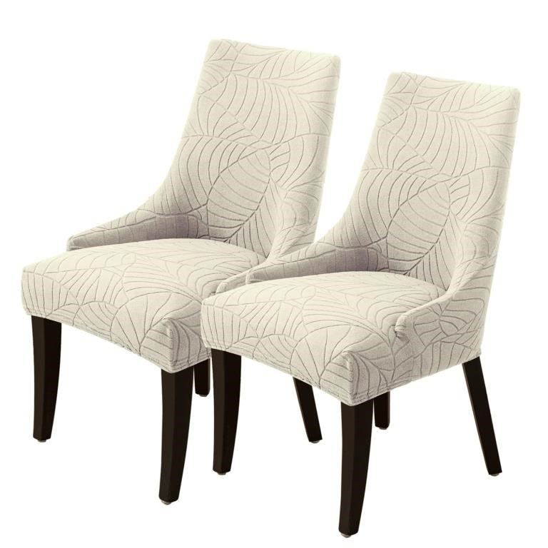 KELUINA Newest Jacquard Dining Chair Covers,High S