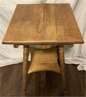 1930's Maple parlor table.