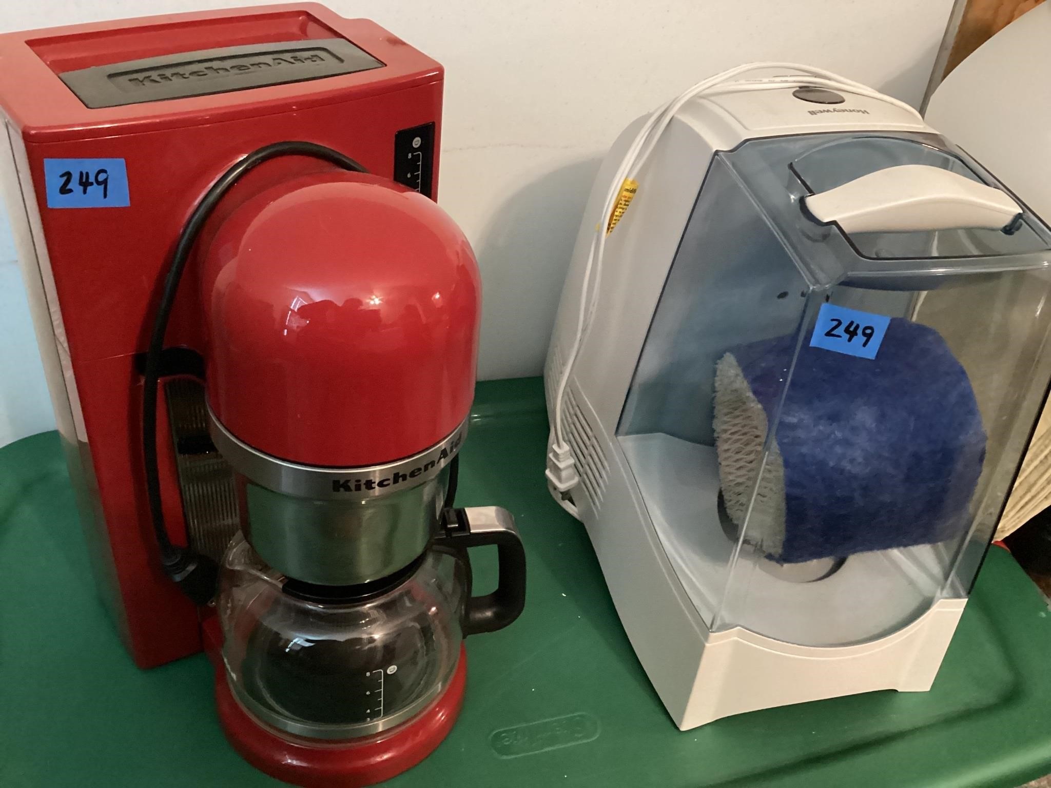 Kitchen aid coffeemaker, Honeywell vaporizer