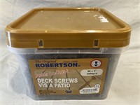 New case of Robertson deck screws.