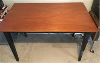 Wood Top Work Table / Desk 48" X 30" X 30"