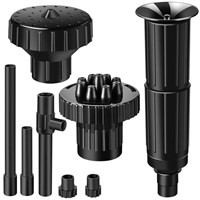 Fountain Pump Nozzle kit, 8PCS Water Fountain Spra