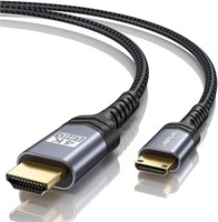 JSAUX Mini HDMI to HDMI Cable 15FT, [Aluminum Shel