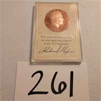 1972 RNC Richard Nixon Coin