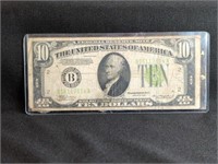 1934 $10 FEDERAL RESERVE NOTE
