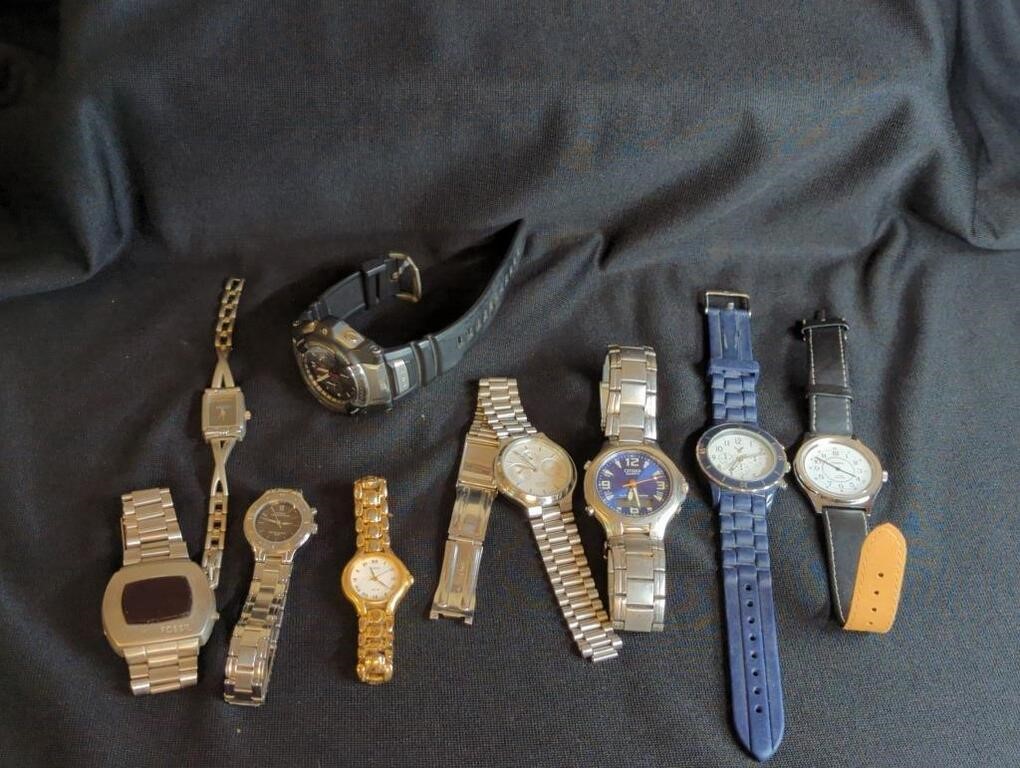 9 WATCHES: UNKNOWN WORKINF CONDITIONS