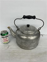 Tin tea kettle