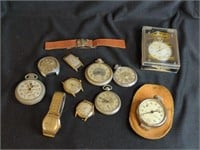 WATCHES, POCKET WATCHES, STOPWATCH, RUBBER TESTER