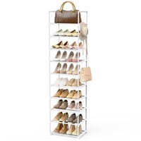 WEXCISE Metal Shoe Rack Organizer 10 Tiers Tall Sh
