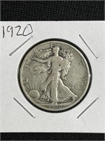 1920 WALKING LIBERTY HALF DOLLAR