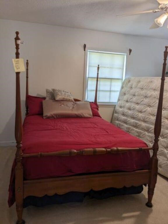 FULL SIZE POSTER BED - HEAD, FOOT, RAILS ONLY
