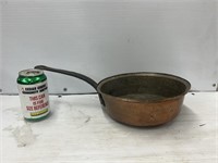 Copper plated cooking pan