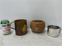 Decorative cups and mugs