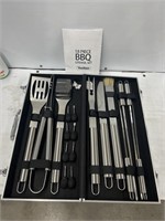 18 piece VonHaus BBQ stainless steel utensil set