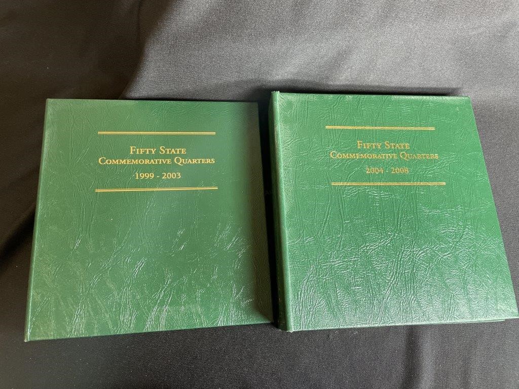 FIFTY STATE COMMEMORATIVE QUARTERS IN ALBUMS