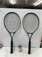 Two Wilson tennis rackets
