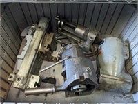 TRAY OF LATHE ATTACHMENTS