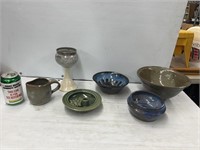 Decorative pottery dishes