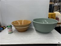 Large ceramic decorative bowls