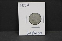 1874 3 Cent Piece