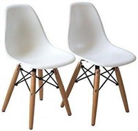 White Eames Style Side Chair