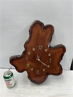 Wooden decorative clock