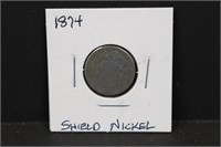 1874 Shield Nickel