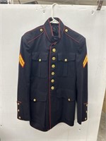 United state marine corps blues coat formal