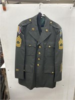 Size 43R army sergeant Forman jacket and pants