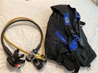 Men’s scuba gear with regulator, Parkway