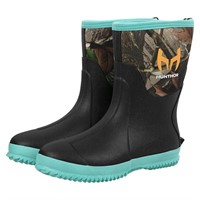 Hunthor Rubber Boots for Women, Waterproof Rain Bo