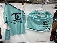 Chanel skirt and shirt set size S